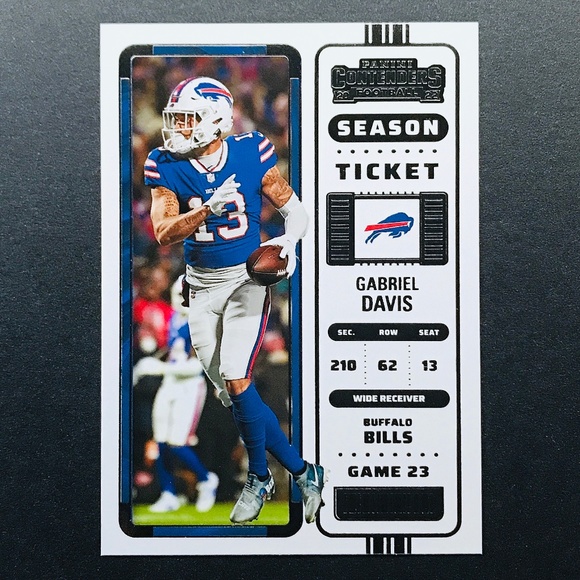 Gabriel Davis - 2022 Panini Contenders #13 - Picture 1 of 2